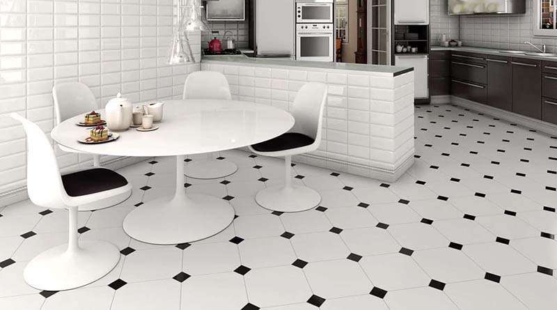 kitchen floor tile installation