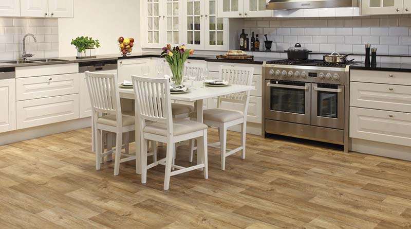 wood floors in kitchen